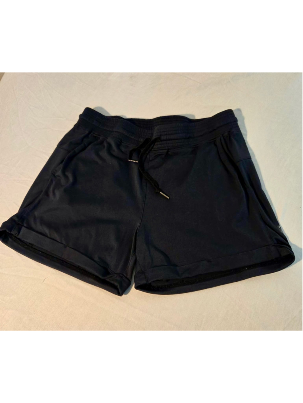 Born Primitive Women’s Rest Day Athletic Shorts Cuffed Black Size S W-211